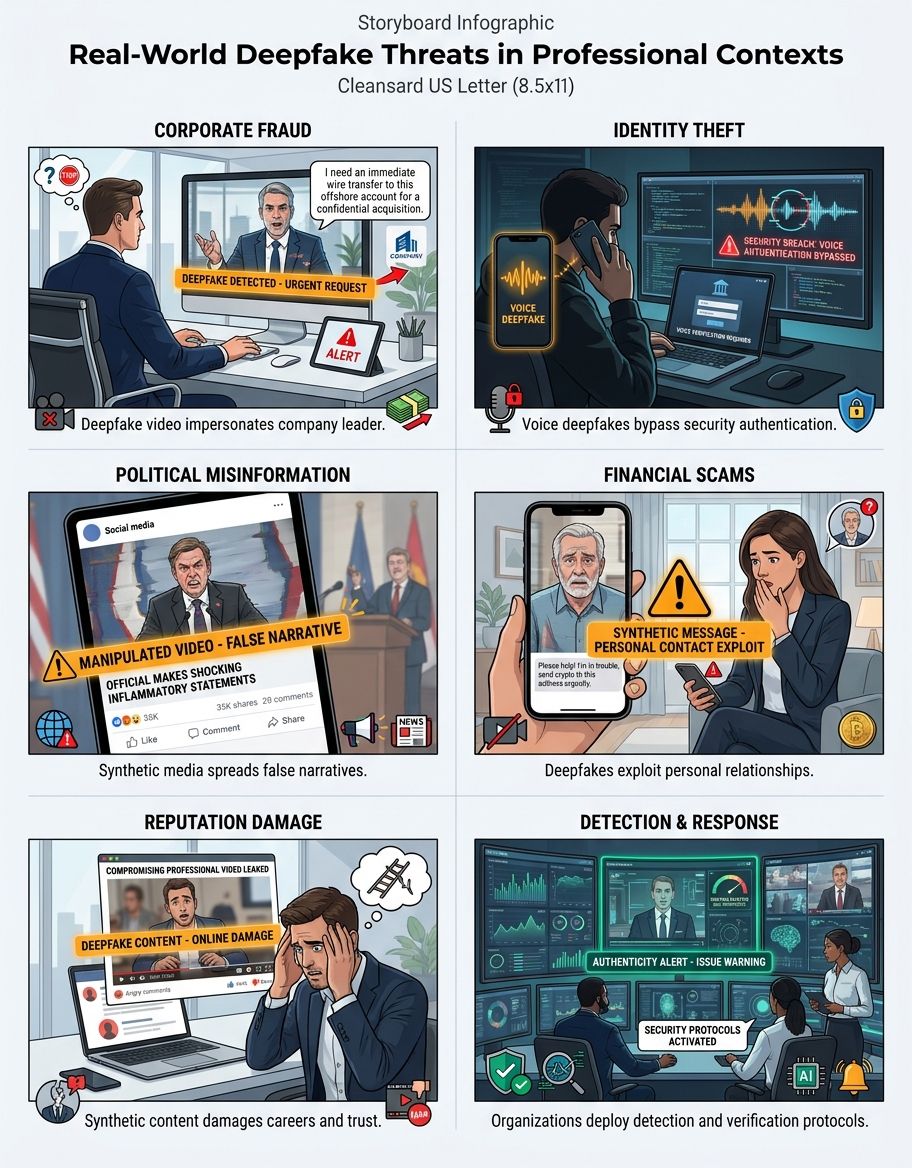 Security best practices for deepfake protection including multi-factor authentication and verification protocols