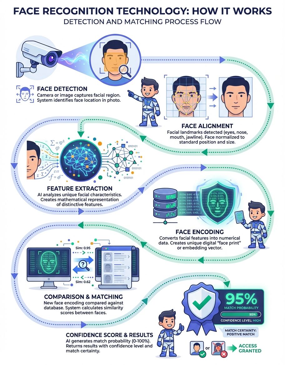 how face recognition technology works - face-detection-process