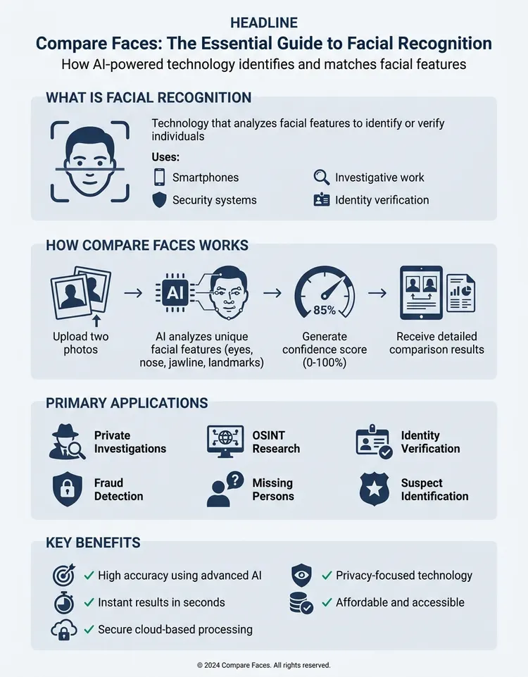 Compare Faces: Facial Recognition and Photo Comparison