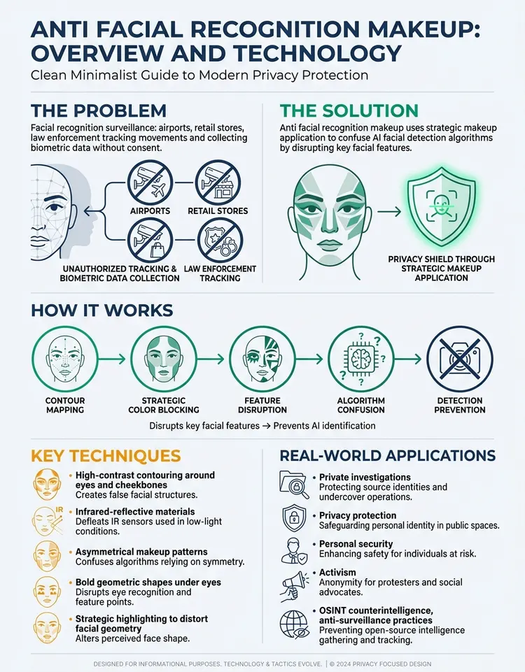 Anti Facial Recognition Makeup: Complete Guide 2026