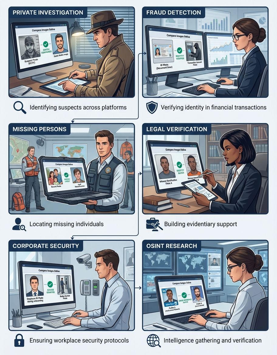 Real-world applications of comparing images online in professional workflows