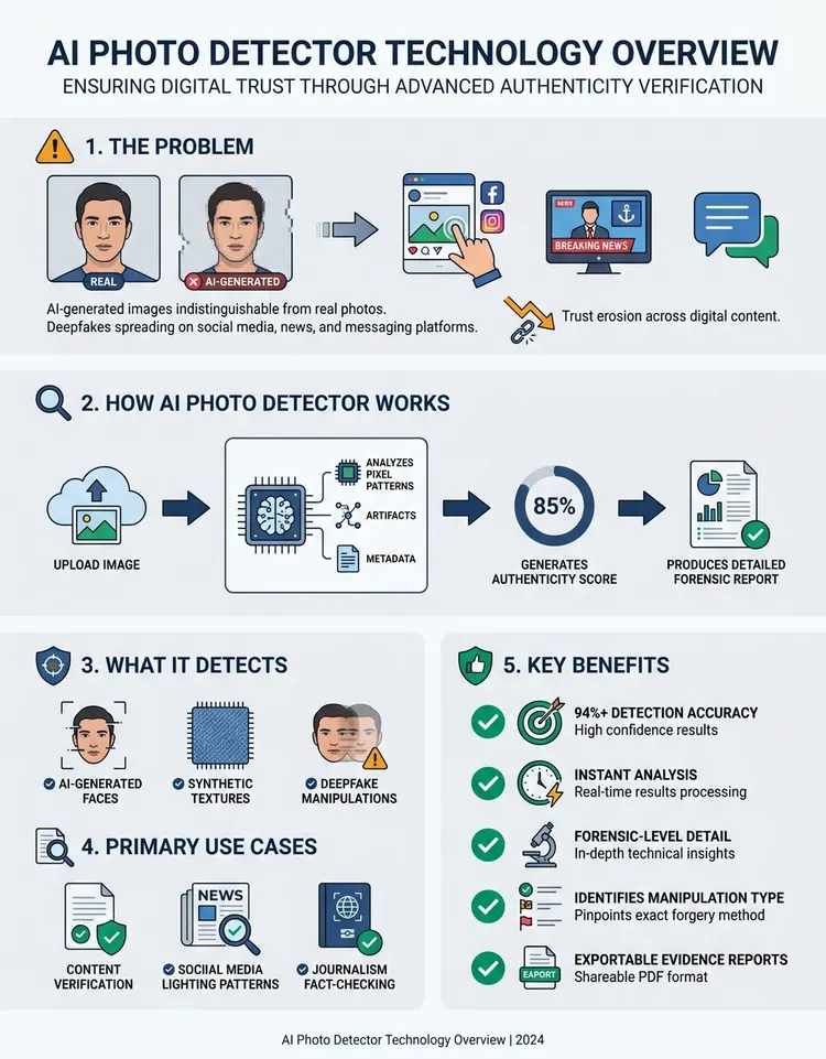 AI Photo Detector: Free Tool to Detect AI-Generated Images