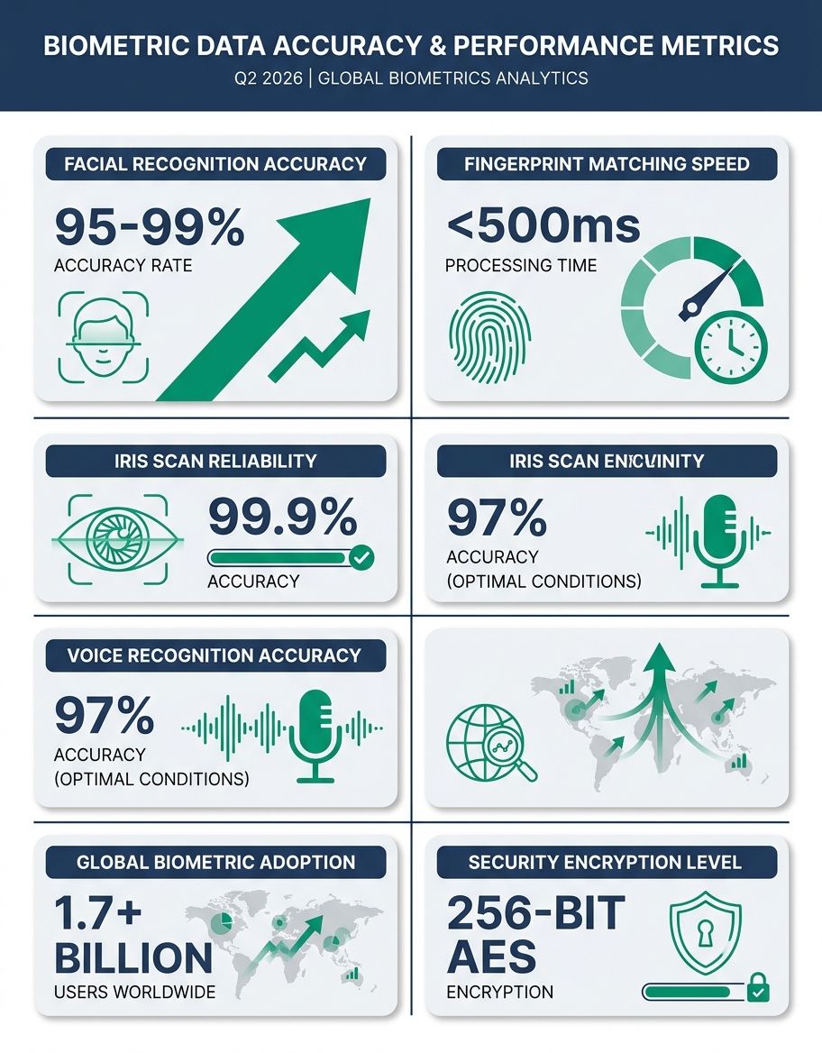 Infographic showing what is biometric data - Statistics/Data