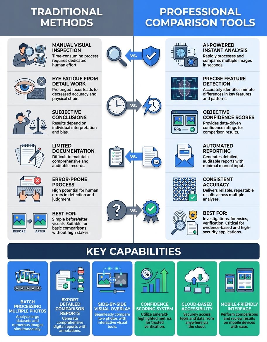 side by side photo comparison - comparison table of top tools