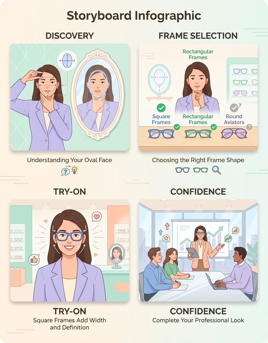 Best glasses shape for oval face - real-world application and use case examples