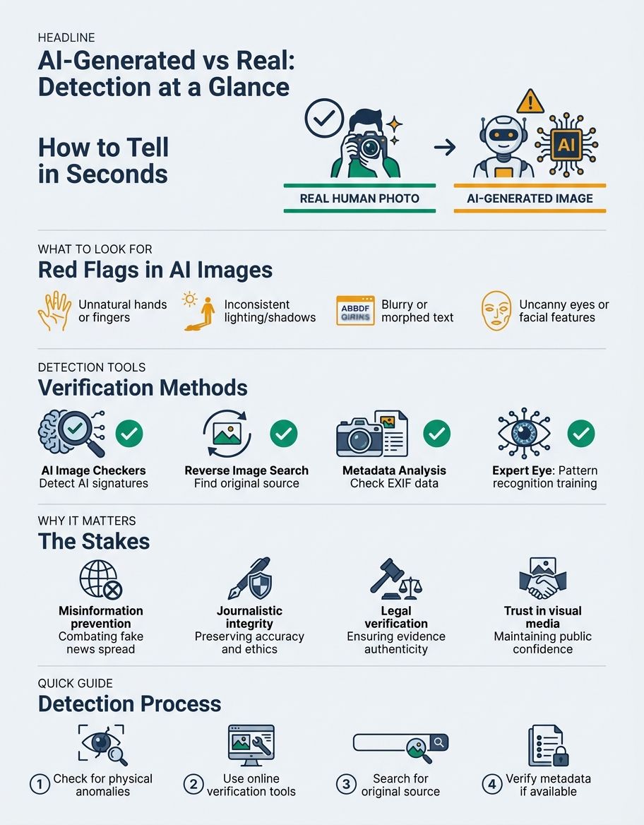 Main concept visualization of is this image ai generated technology and applications