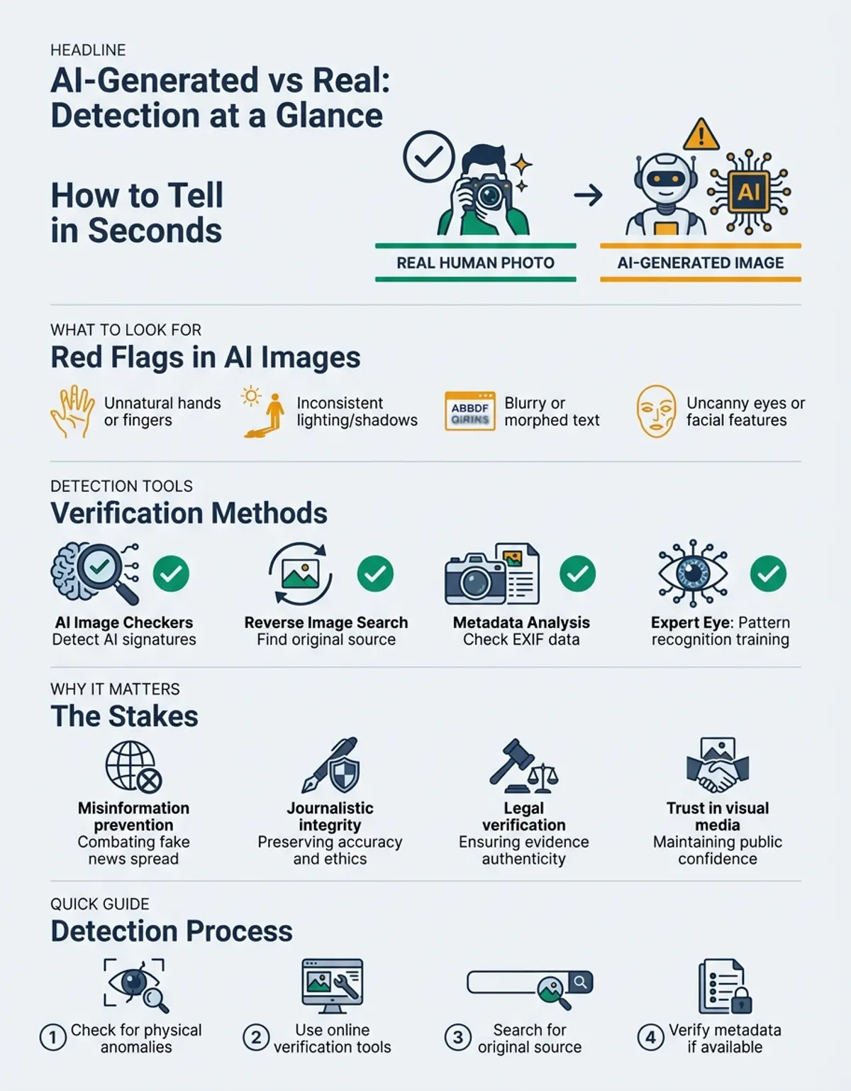 Main concept visualization of is this image ai generated technology and applications