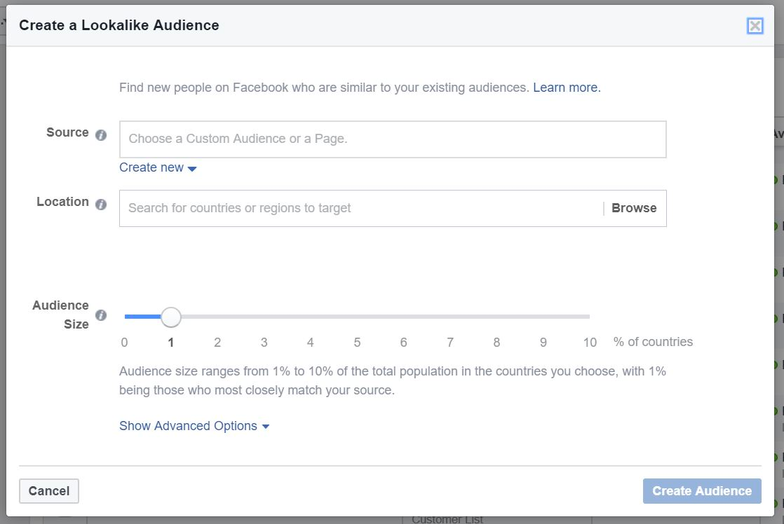 Lookalike audiences