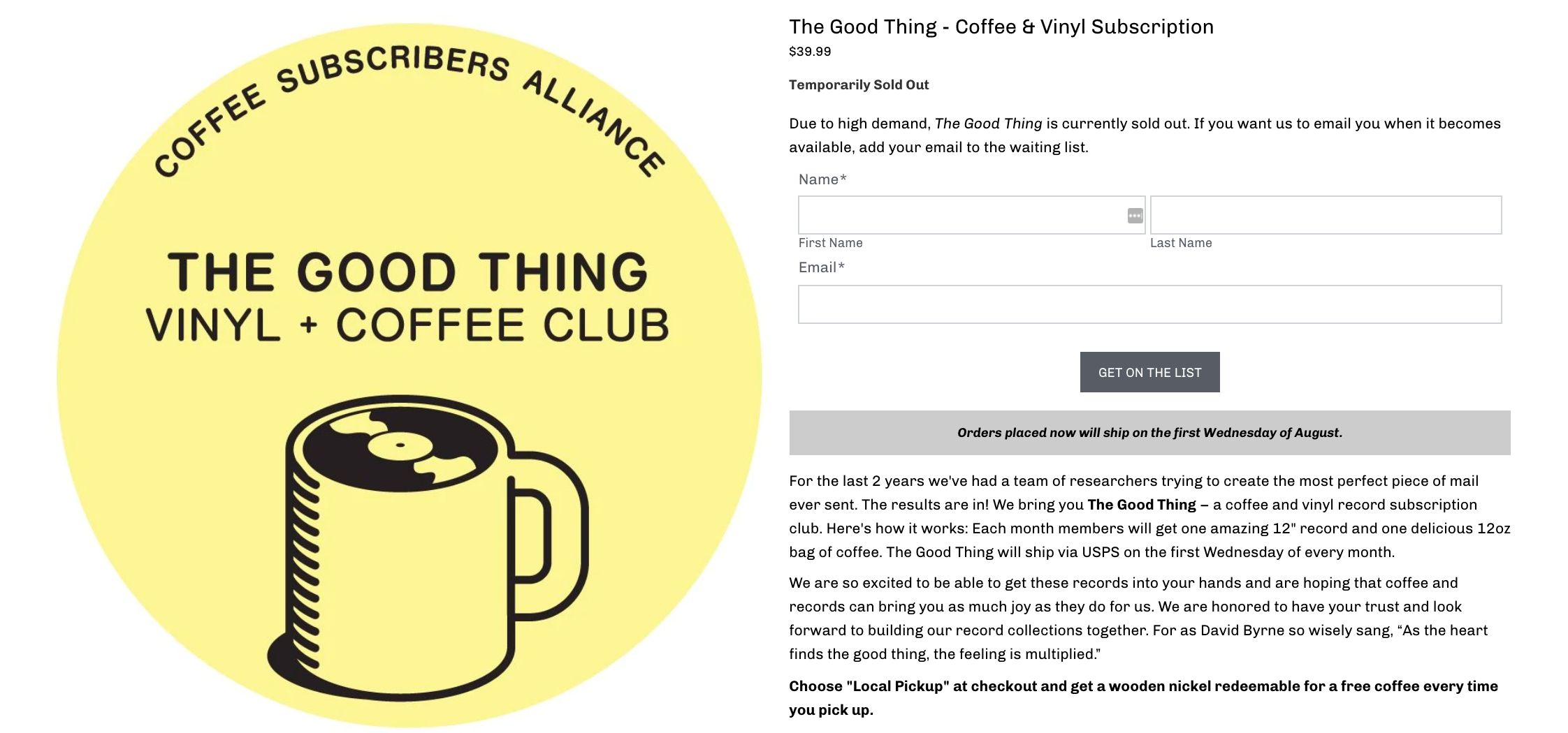 Subscriptions as a form of membership