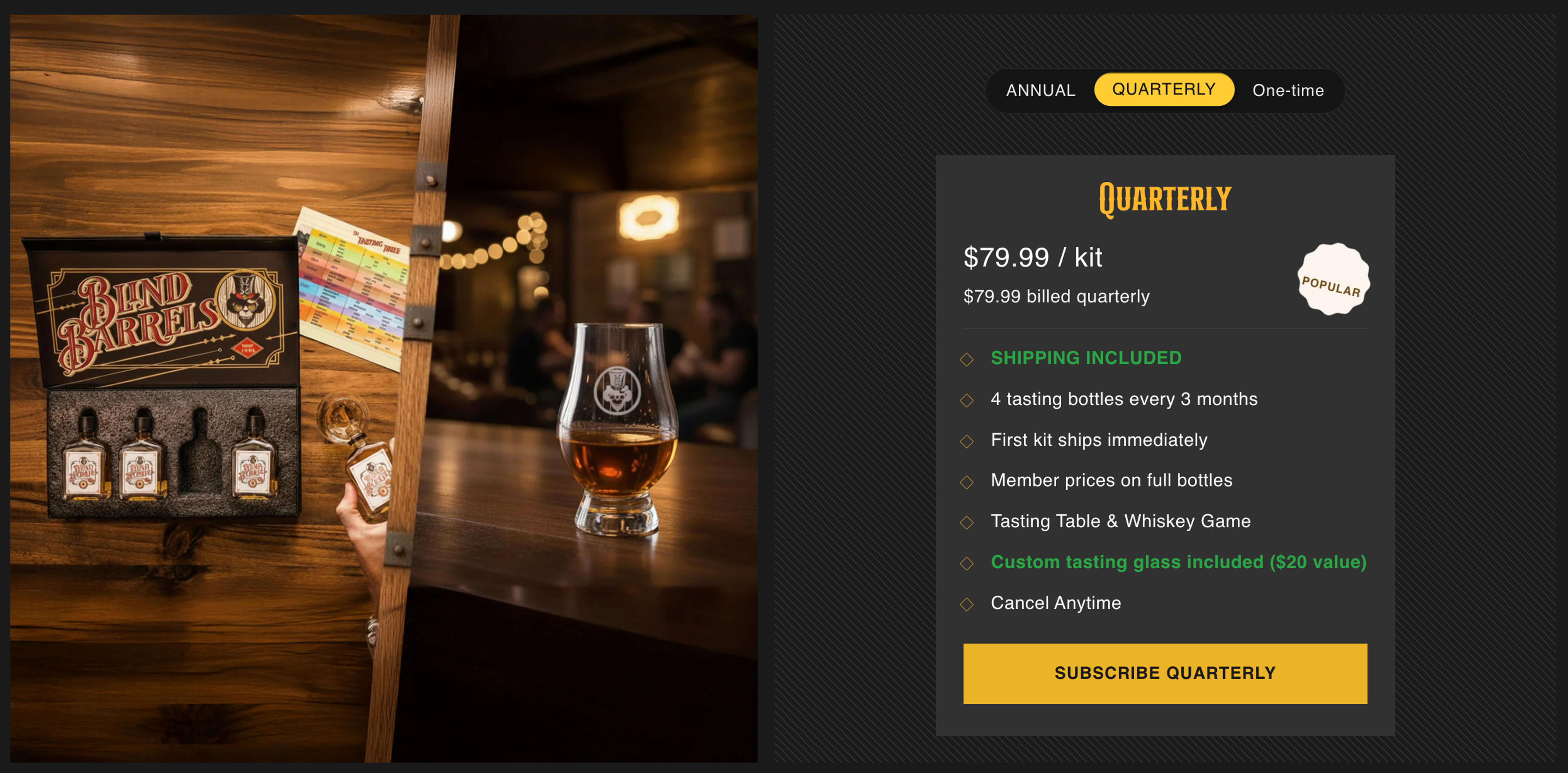 Bold Apps Subscriptions and Recurring Orders App for Shopify Helped Retailer Blind Barrels Increase the Lifetime Value of Their Subscribers