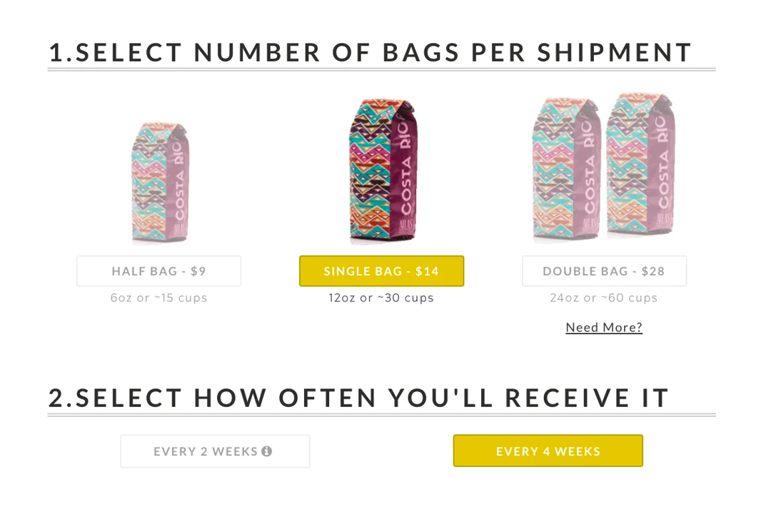 Subscription Options