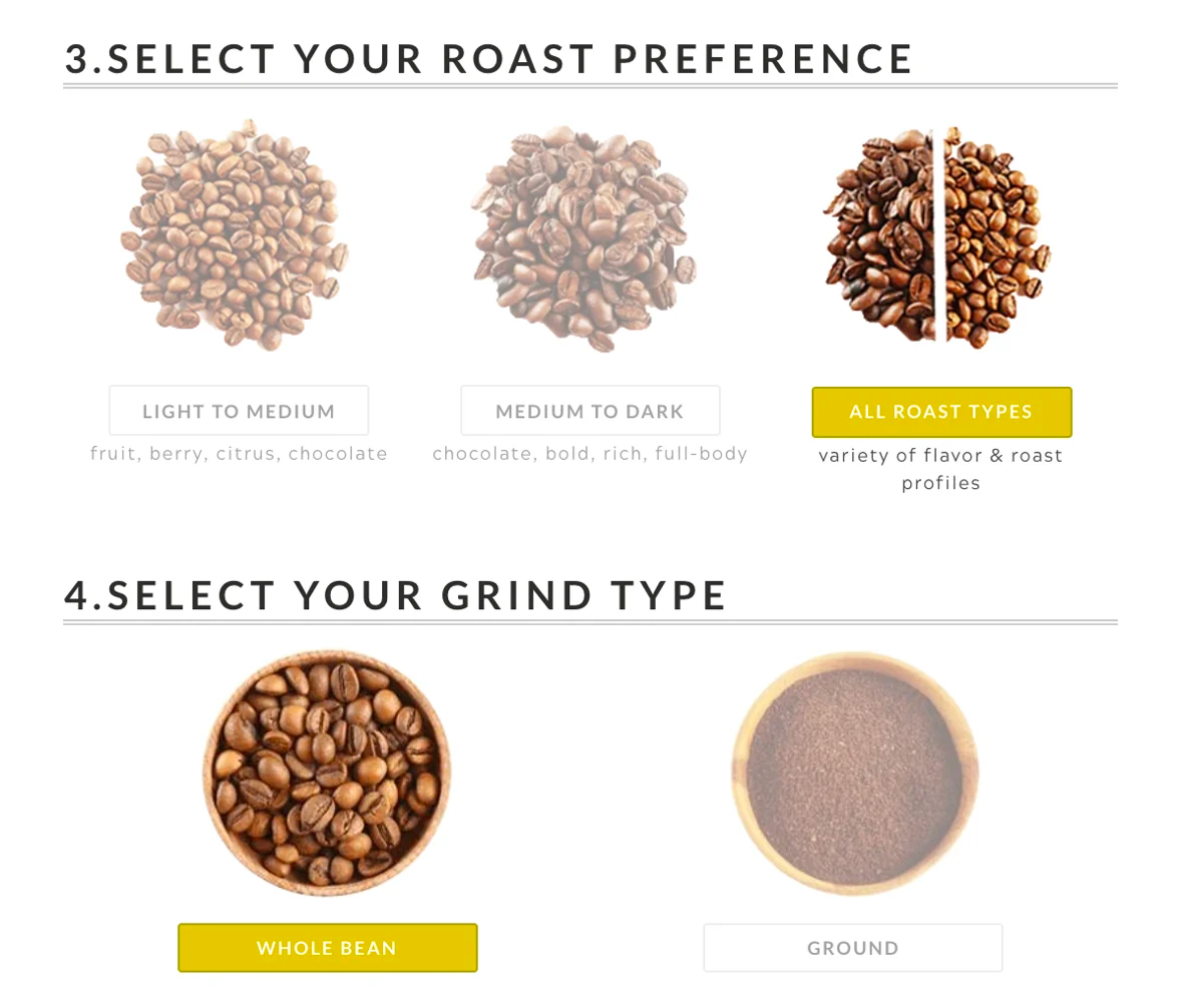 More subscription preferences
