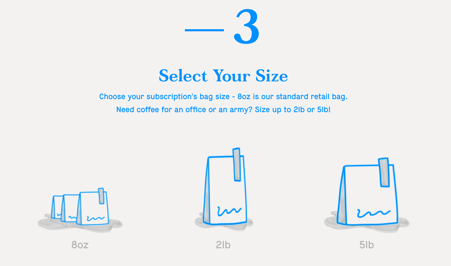 Select a size