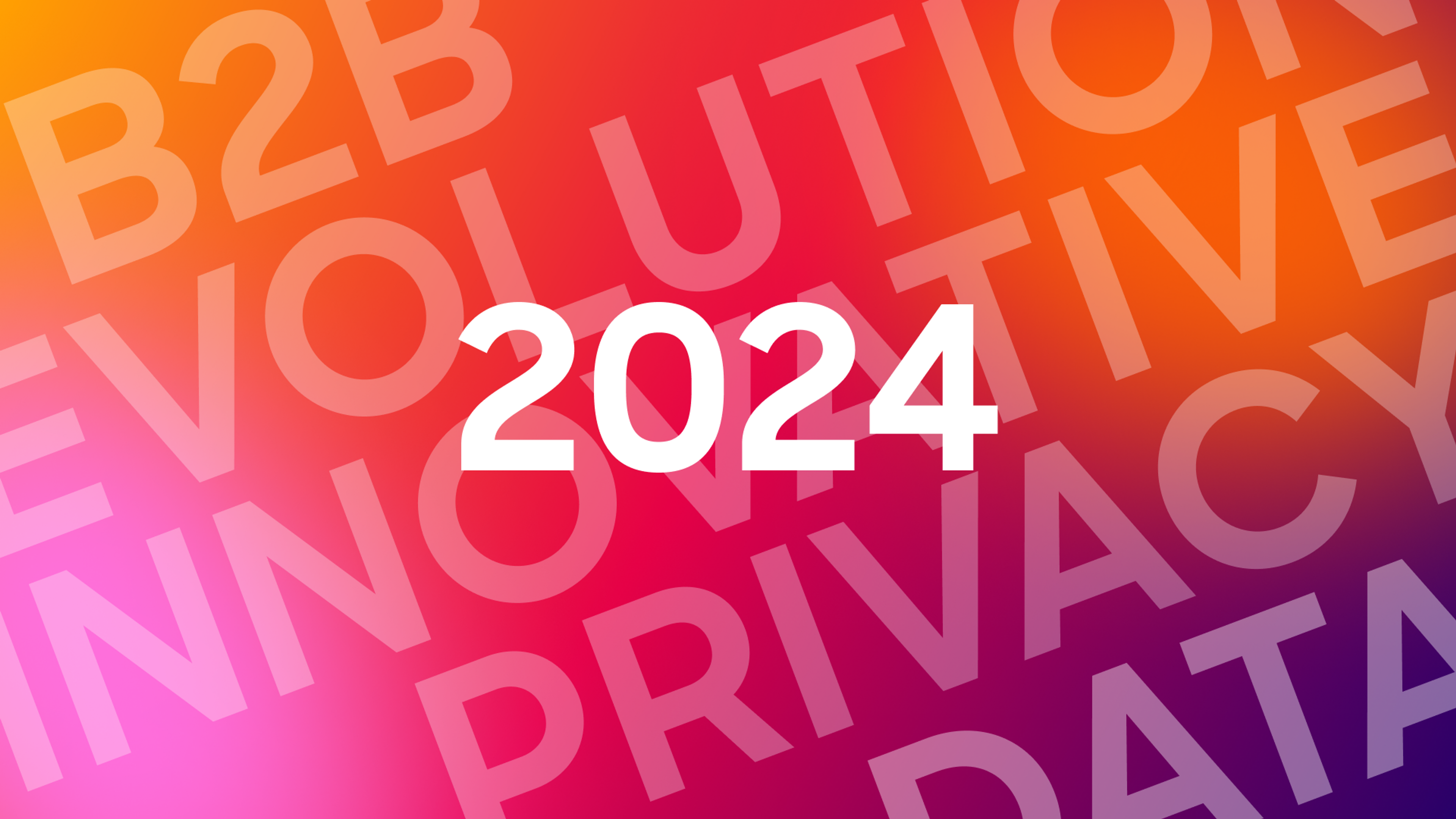 B2B Evolution and Privacy Data in the background - a representation of the changing landscape of business-to-business relationships and data protection.