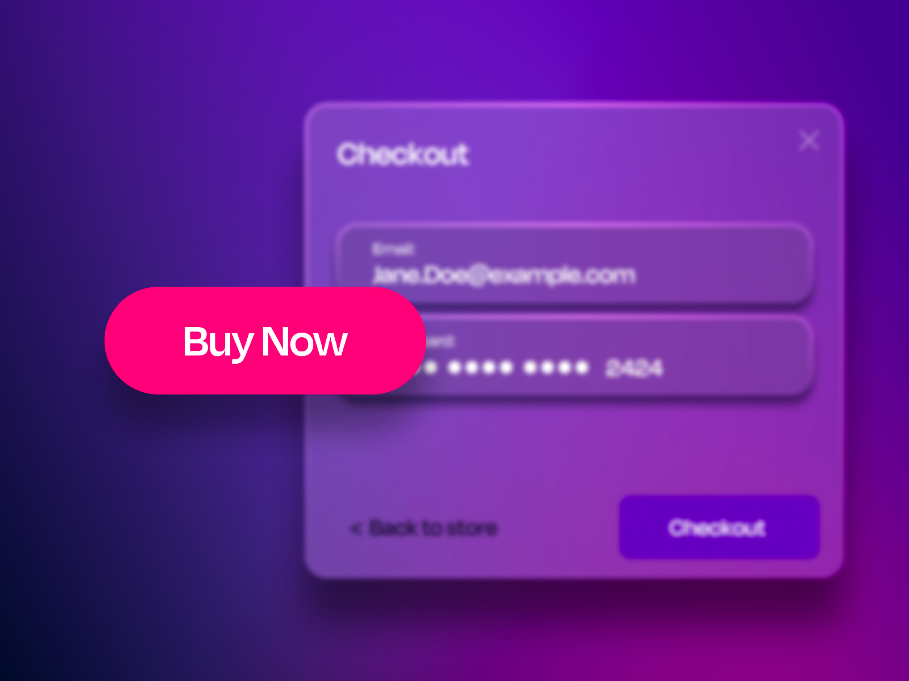 A buy now button that triggers a checkout