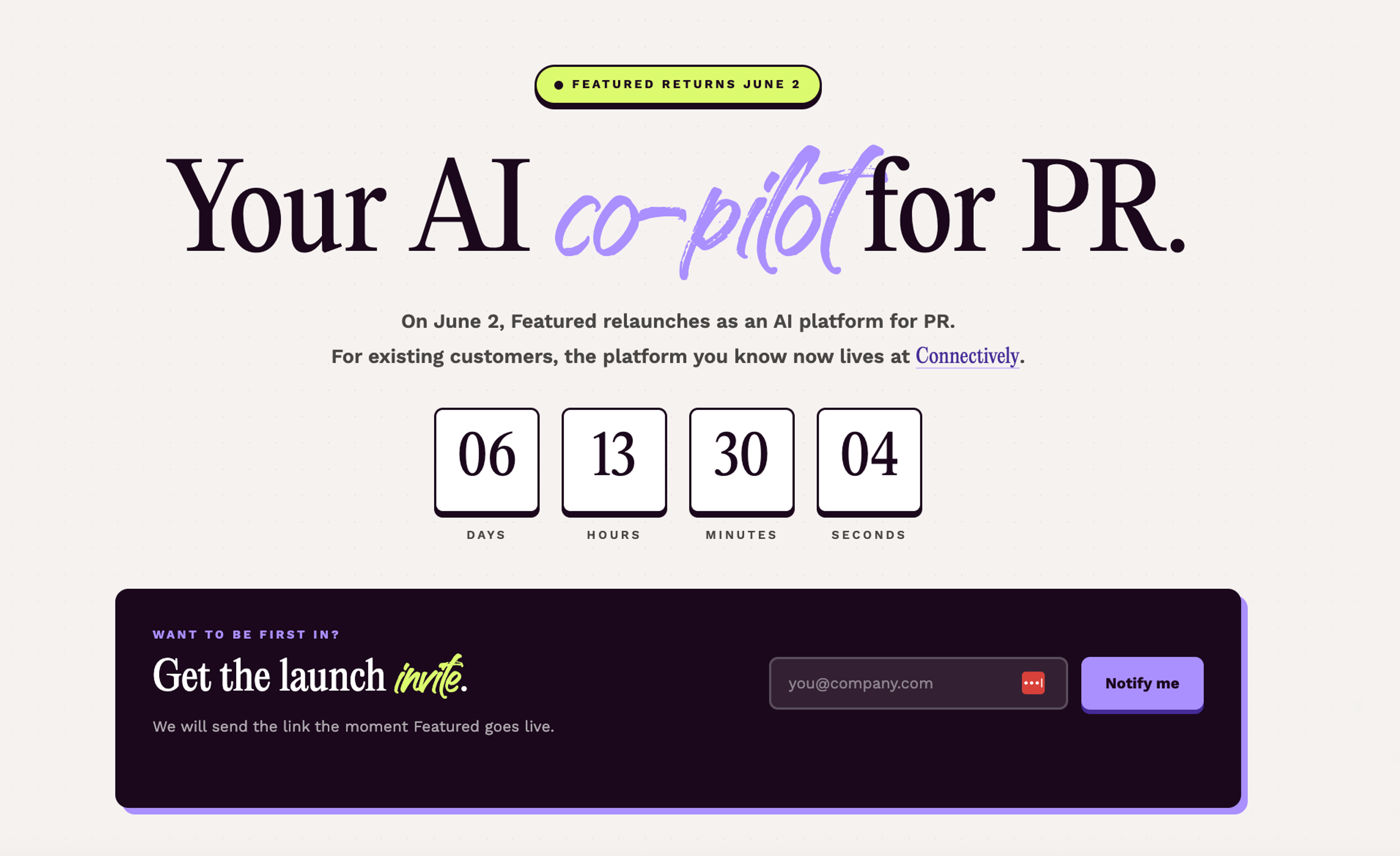 AI co-pilot for PR