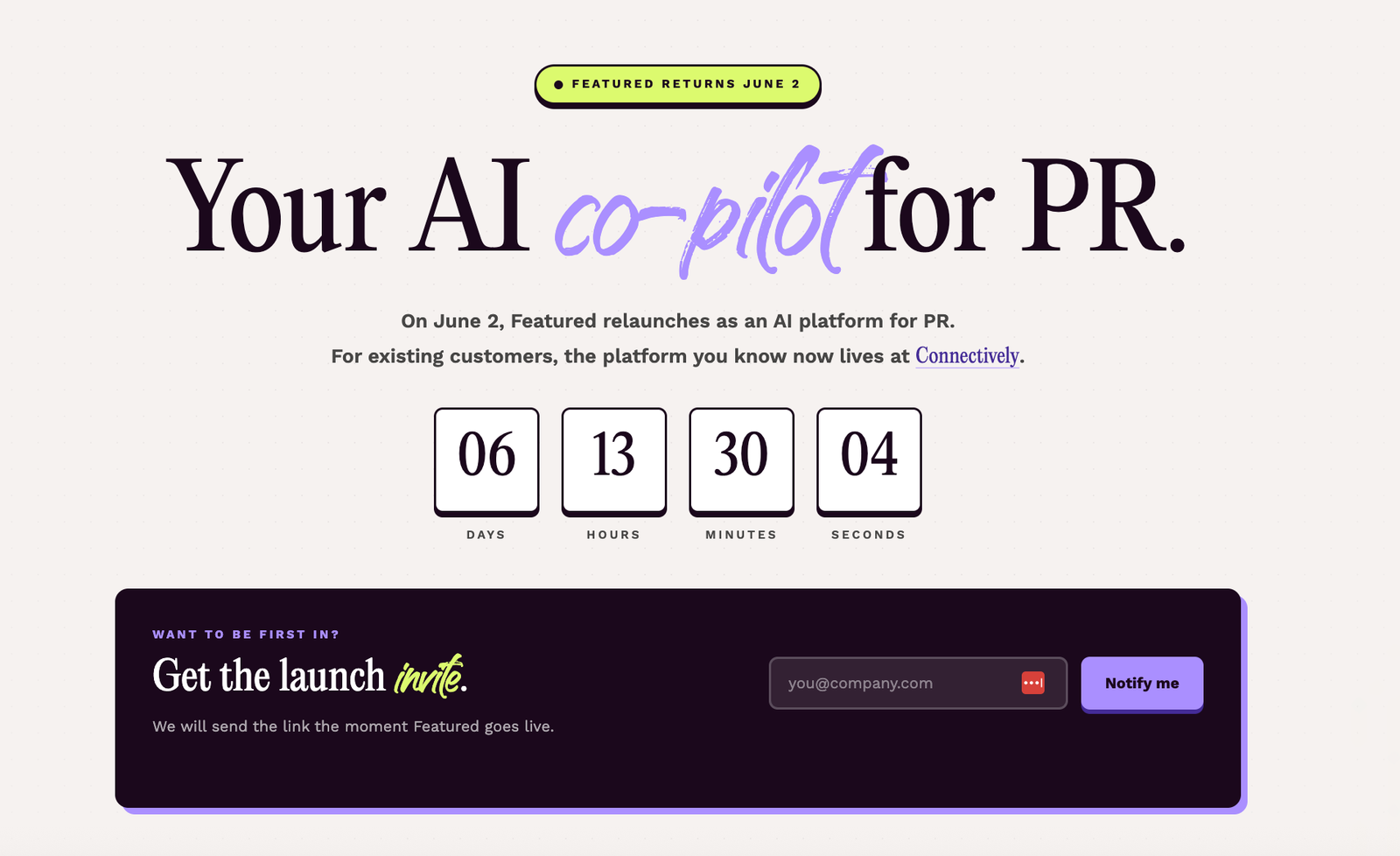 AI co-pilot for PR