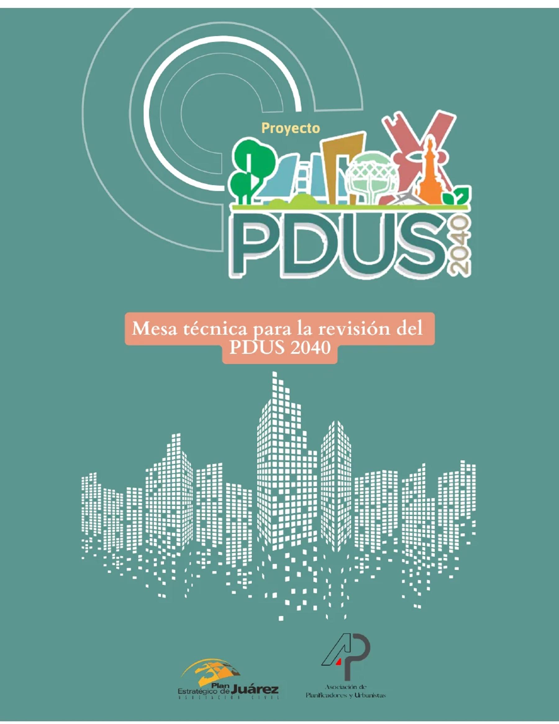 Portada de Observaciones y propuestas al proyecto del PDUS 2040