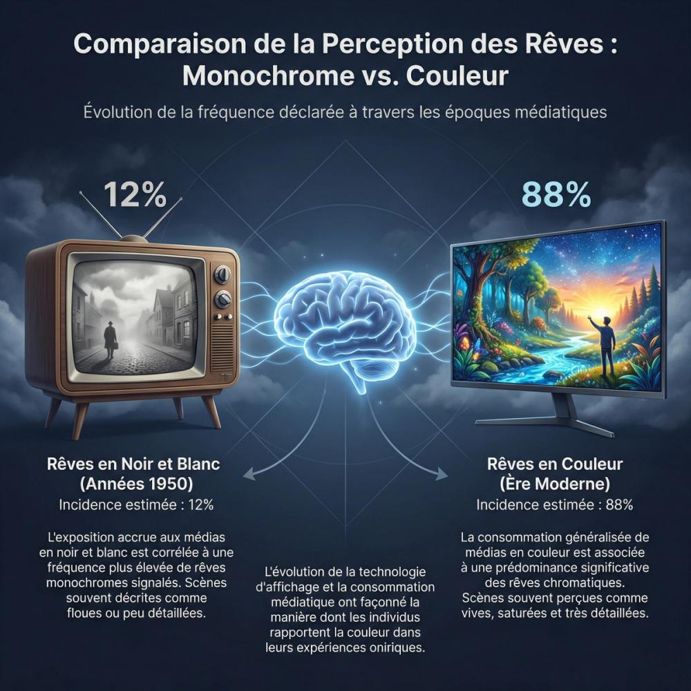 Analyse : Rêver en Noir et Blanc vs Couleur