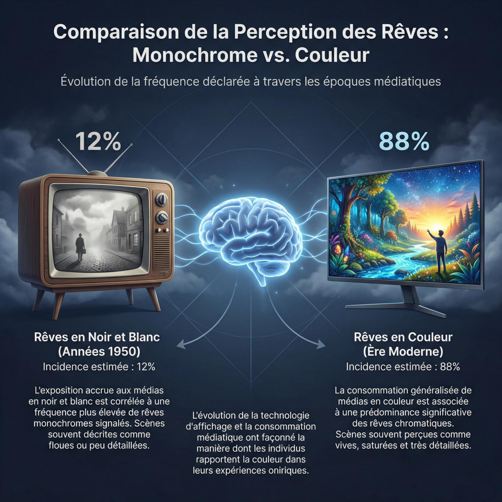 Analyse : Rêver en Noir et Blanc vs Couleur