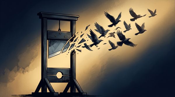 Rêver de Exécution : L'échafaud de tes nuits où ton âme tranche le poids du passé