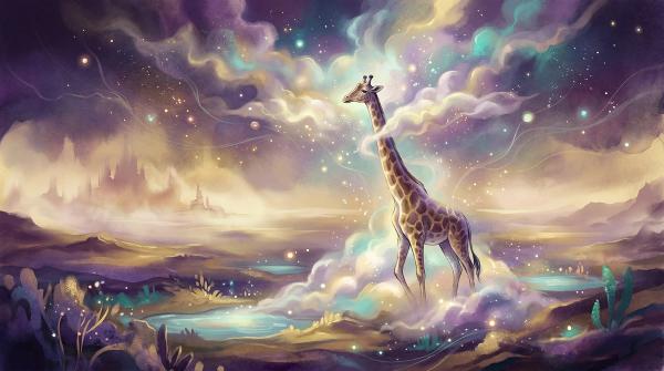 Rêver de Girafe : Le voyage silencieux de ton cœur vers la cime des mots