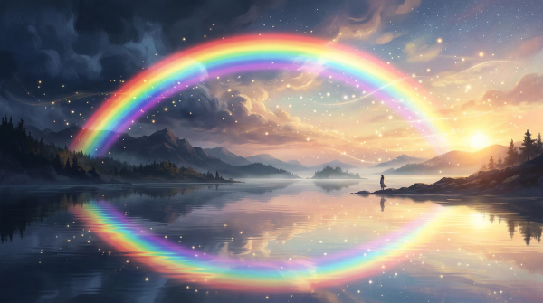 Rêver d'Arc-en-ciel : Le pont de lumière jeté entre les contraires de ton âme Rêver d'Arc-en-ciel : Le pont de lumière jeté entre les contraires de ton âme