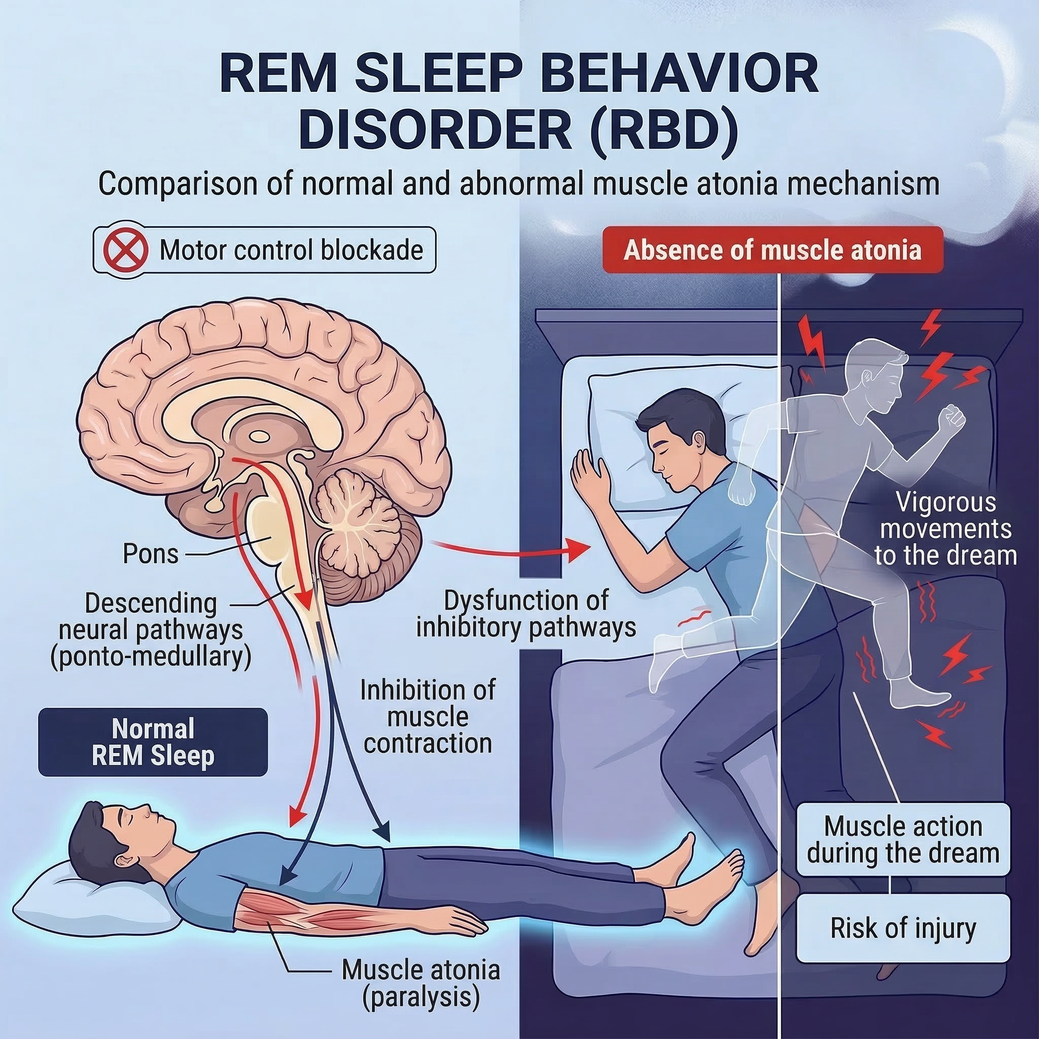 Acting out dreams: the mystery of REM sleep behavior disorder