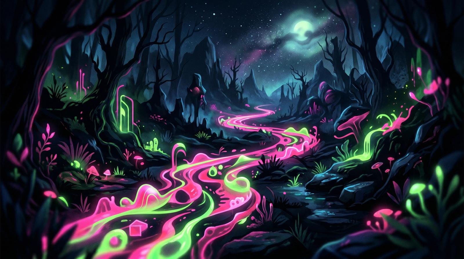 Dreaming of Neon Colors: Meaning and Interpretation