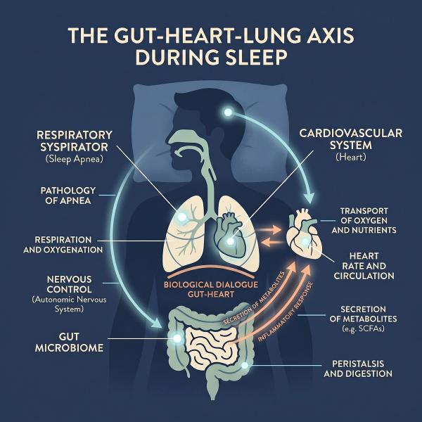 Sleep apnea: how our gut threatens our heart Sleep apnea: how our gut threatens our heart