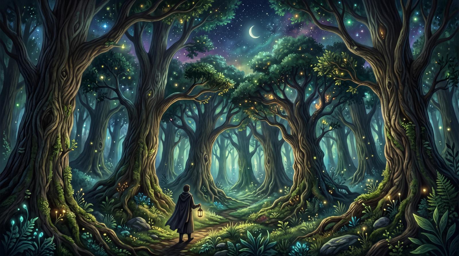 Rêver de forêt : Le labyrinthe vivant où ton âme apprend à se perdre pour mieux se trouver