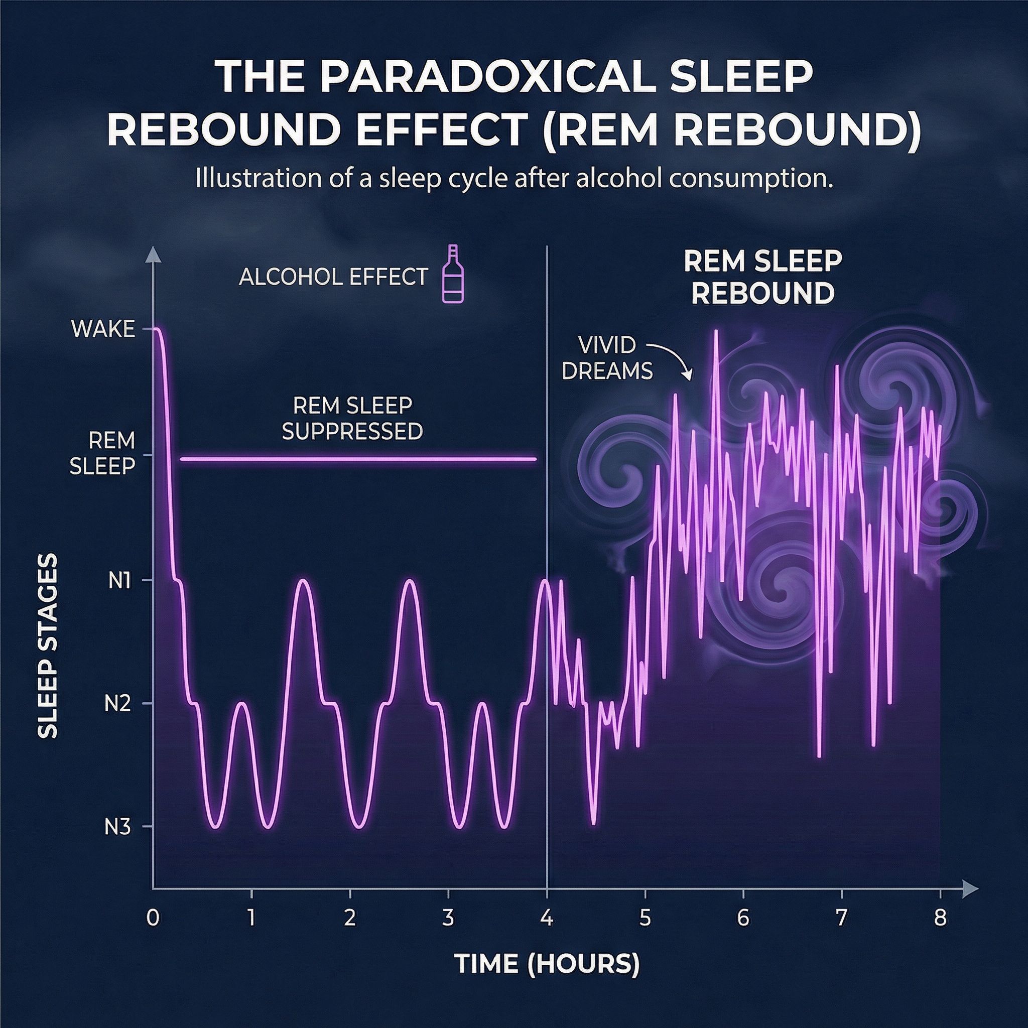 Alcohol and the Architecture of Dreams: The 'Rebound Effect