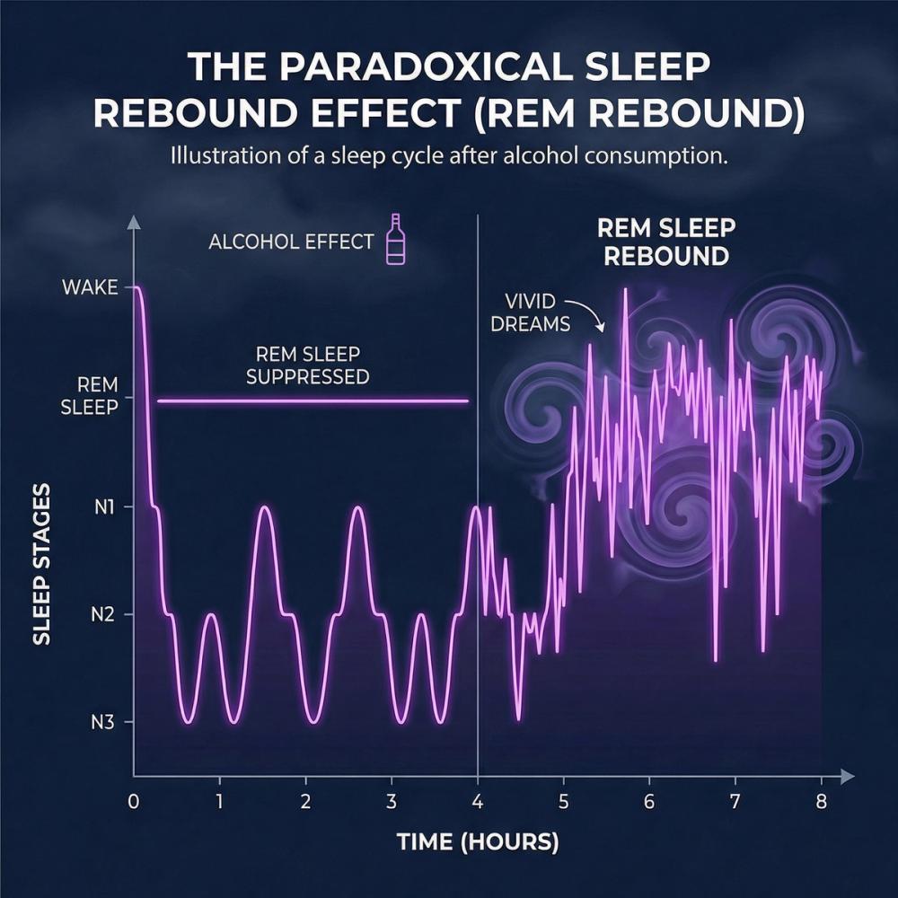 Alcohol and the Architecture of Dreams: The 'Rebound Effect