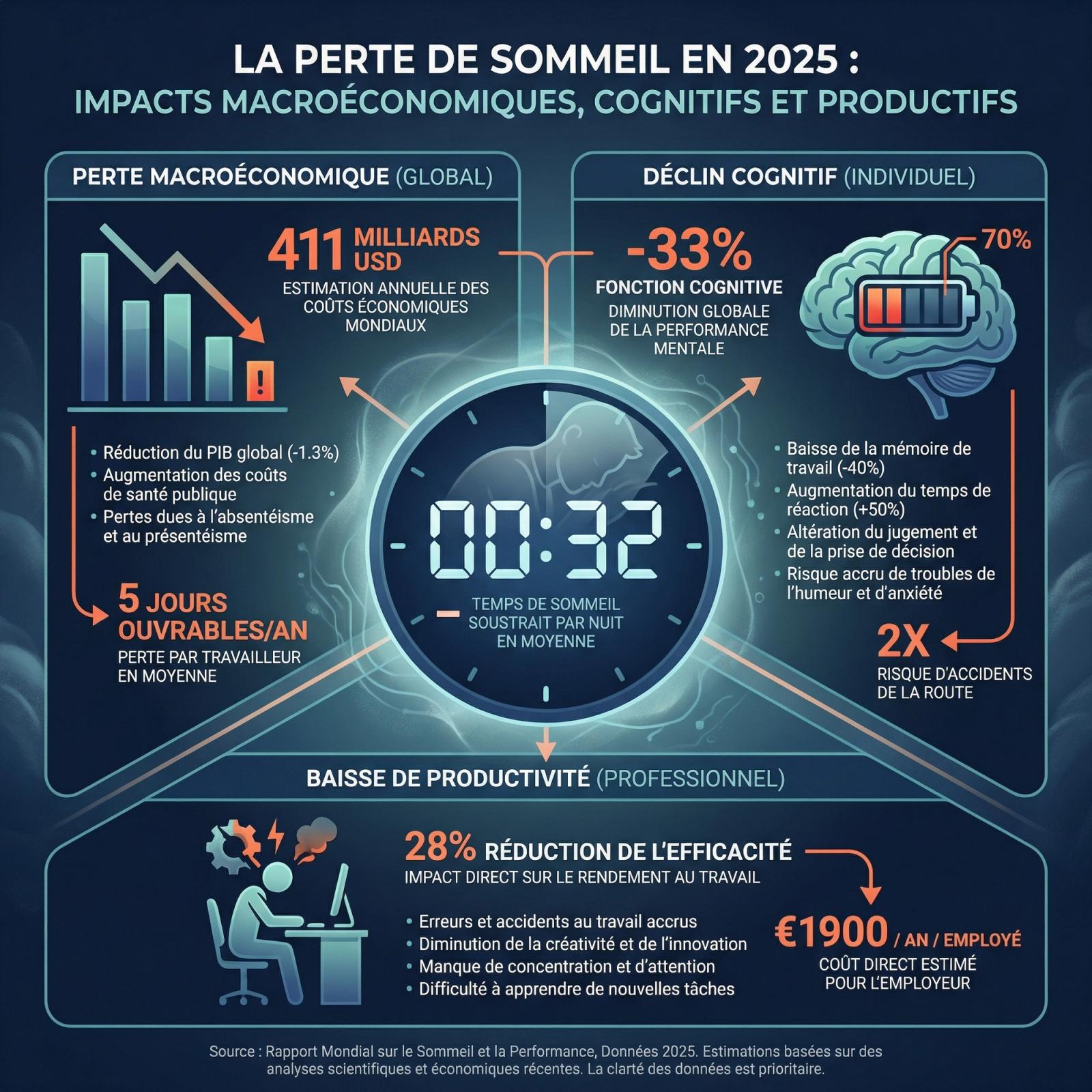 Le Bilan Carbone de vos Nuits : Pourquoi nous avons perdu 32 minutes de sommeil en 2025