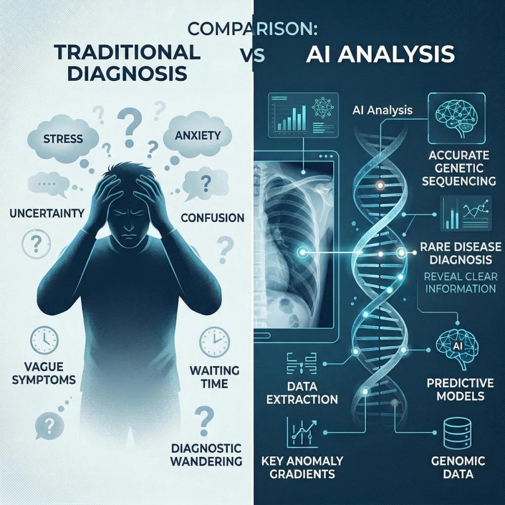 Diagnosis: AI identifies a rare disease mistaken for a mental disorder