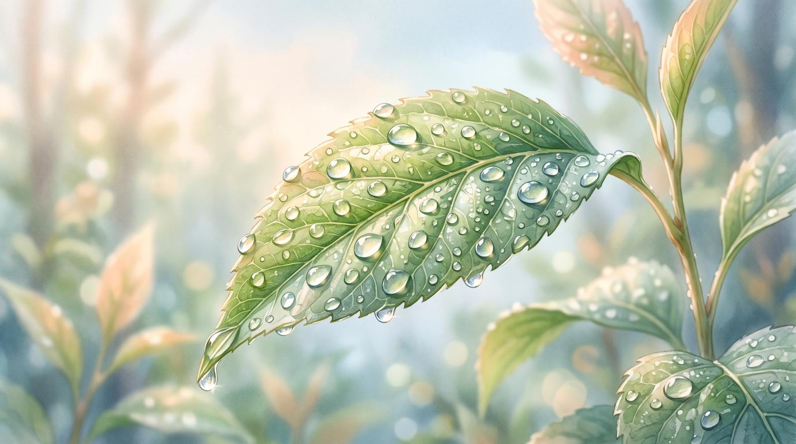 Rêver de Rosée : La perle éphémère déposée sur la sécheresse de ton âme