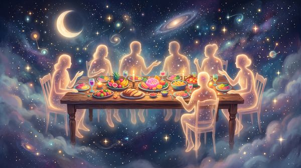 Rêver de Repas : Ce que ton âme tente d'assimiler au banquet de la nuit