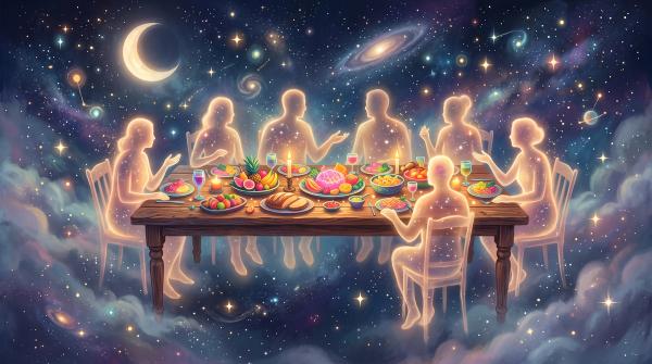 Rêver de Repas : Ce que ton âme tente d'assimiler au banquet de la nuit Rêver de Repas : Ce que ton âme tente d'assimiler au banquet de la nuit