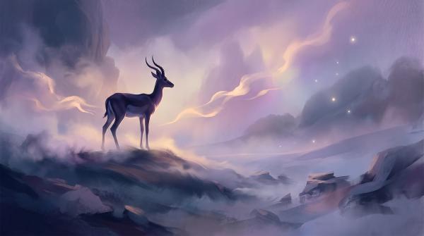 Rêver d'Antilope : Quand la grâce de ton élan triomphe de la pierre