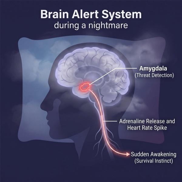 Why do bad dreams wake us up? Science explains