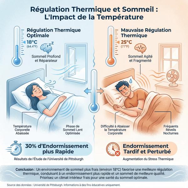 La Régulation Thermique : Pourquoi il faut dormir à 18°C