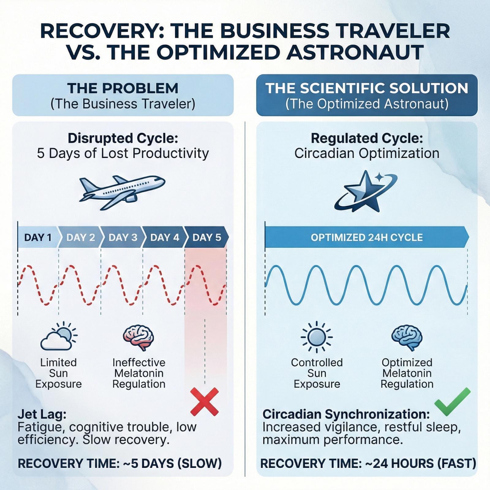 Managing Jet Lag Like an Astronaut