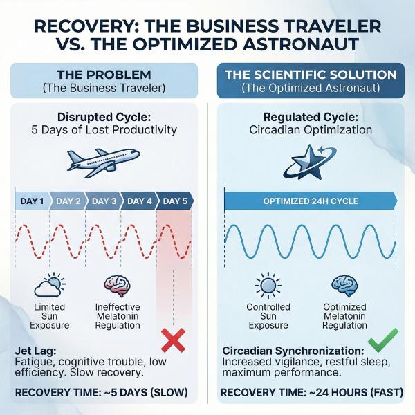 Managing Jet Lag Like an Astronaut