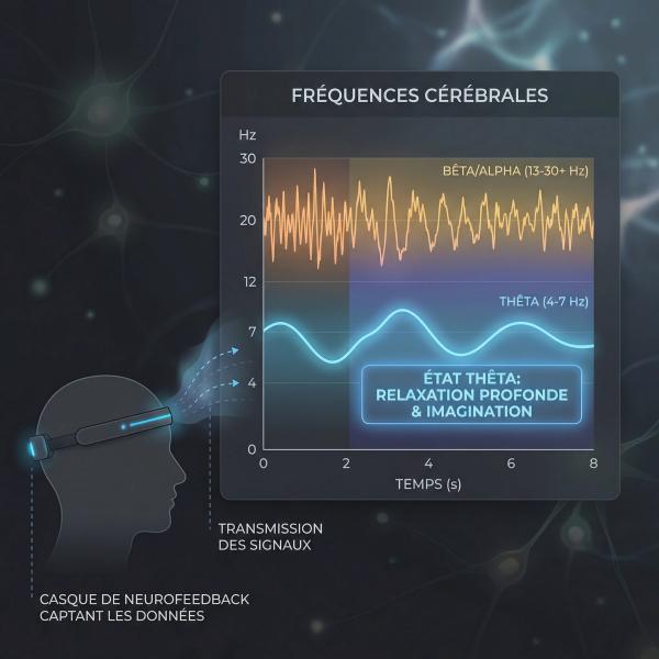 Neurofeedback : Entraîner son cerveau à entrer en ondes Theta