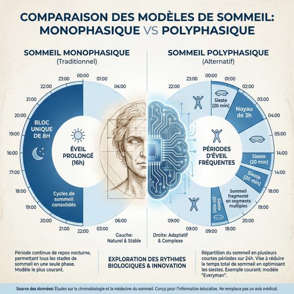 Le Sommeil Polyphasique : De Da Vinci à la Silicon Valley Le Sommeil Polyphasique : De Da Vinci à la Silicon Valley