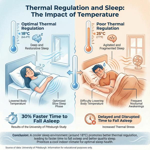 Thermoregulation: Why You Should Sleep at 18°C Thermoregulation: Why You Should Sleep at 18°C