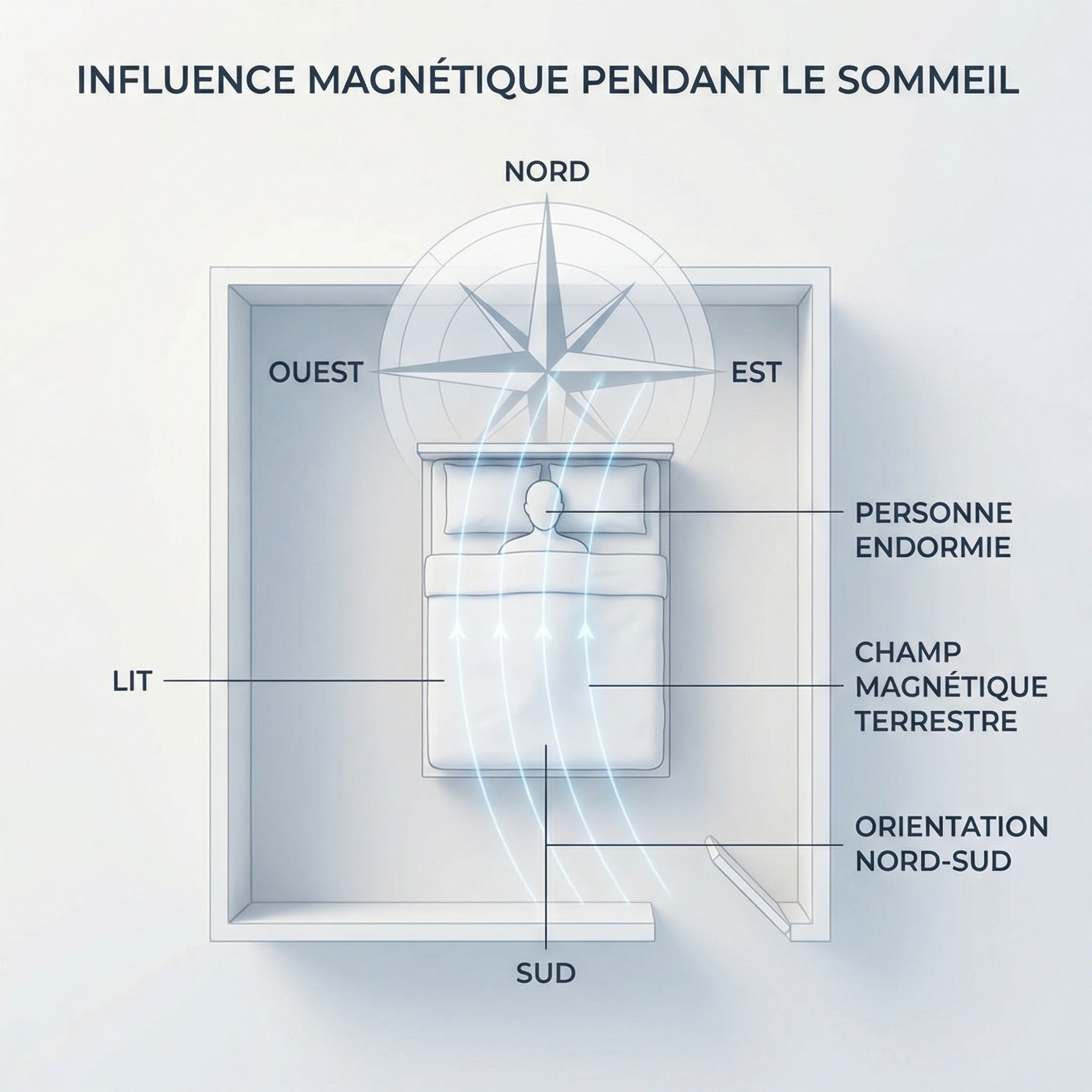 Expérience : Dormir la tête au Nord