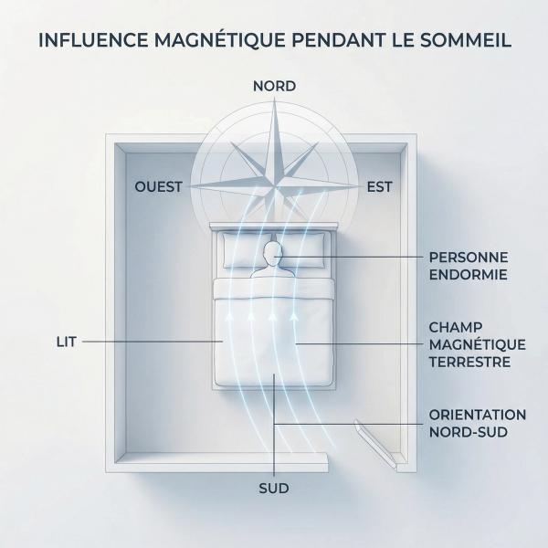 Expérience : Dormir la tête au Nord