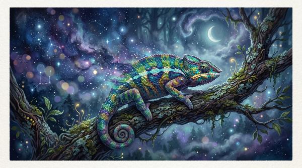 Rêver de Caméléon : Te fondre dans l'ombre sans éteindre ton âme Rêver de Caméléon : Te fondre dans l'ombre sans éteindre ton âme