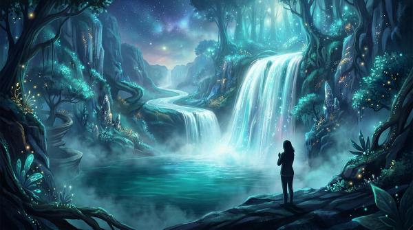 Rêver de Cascade : Quand ton âme s'élance pour libérer son trop-plein